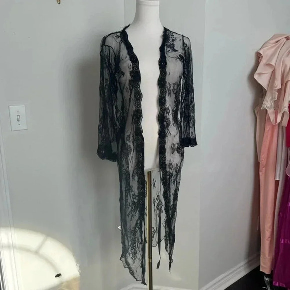 New whimsygoth kimono duster Fairycore M - Picture 2 of 7